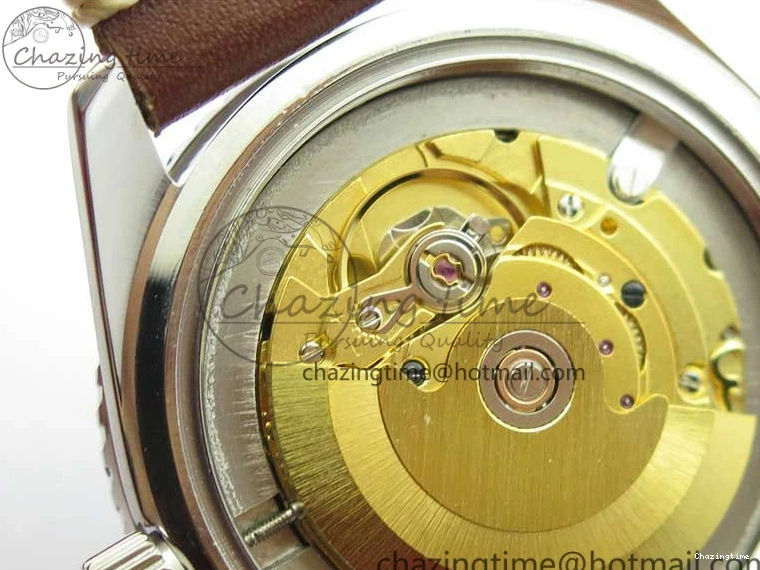 0322 Practical Vintage Seamaster 300 No Date T SS B12 Black Dial On Brown Leather Strap A2836 (Free Nylon Strap) 7910